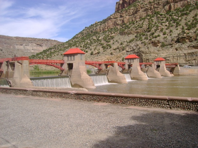 Cameo Diversion Dam located on the Colorado River